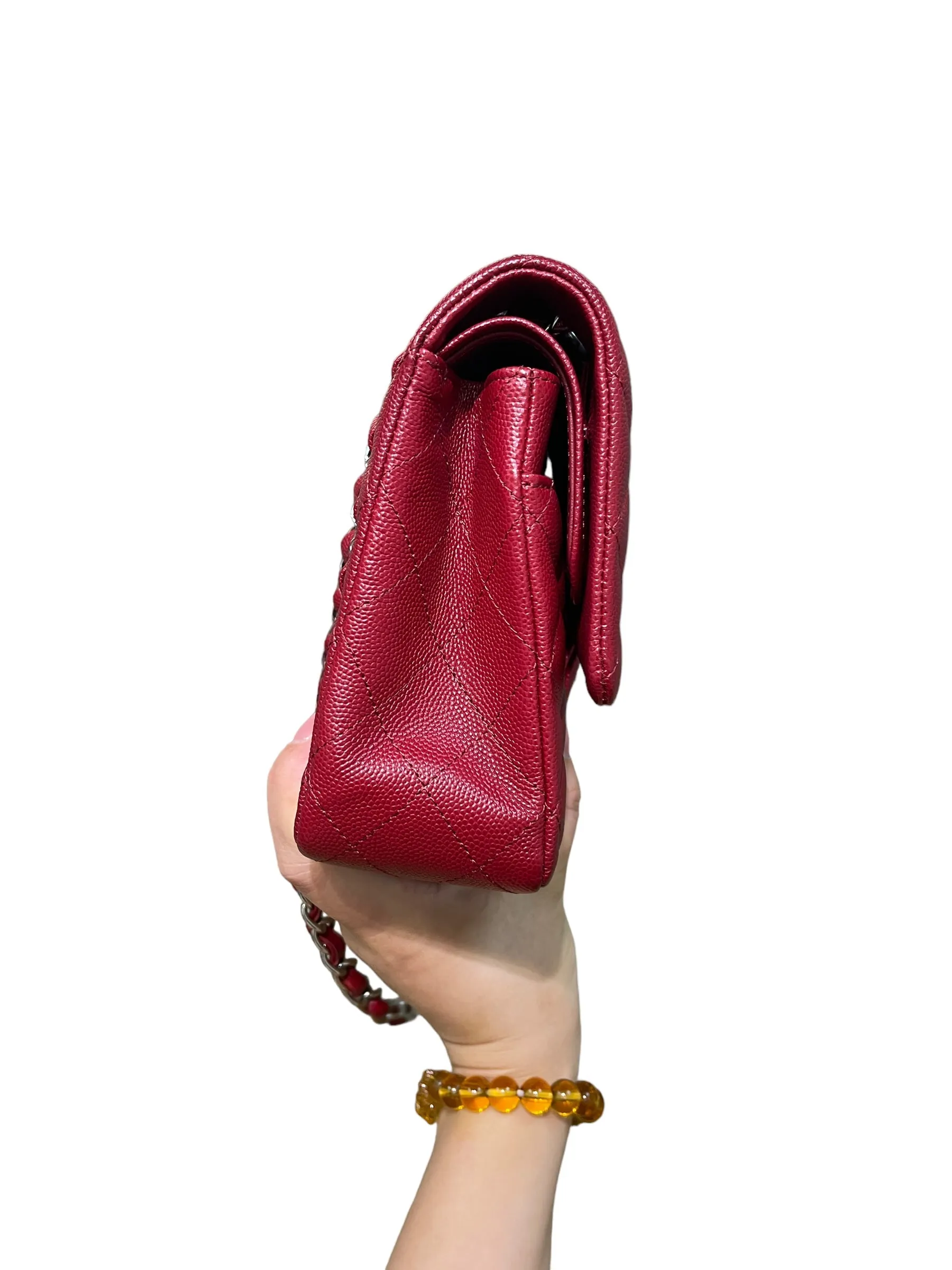 Chanel Classic Medium Flap Bag 17B Red