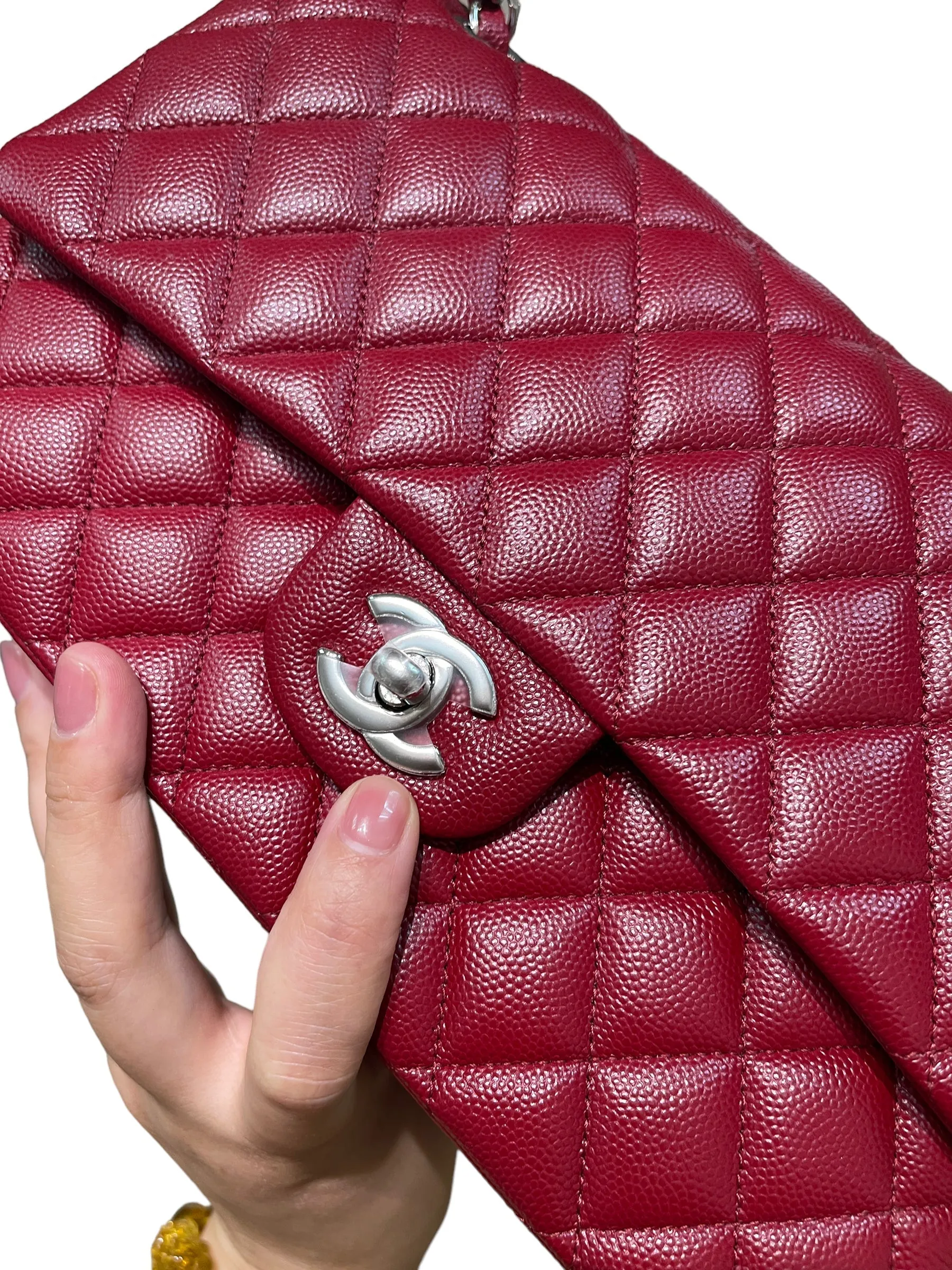 Chanel Classic Medium Flap Bag 17B Red