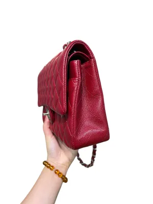 Chanel Classic Medium Flap Bag 17B Red