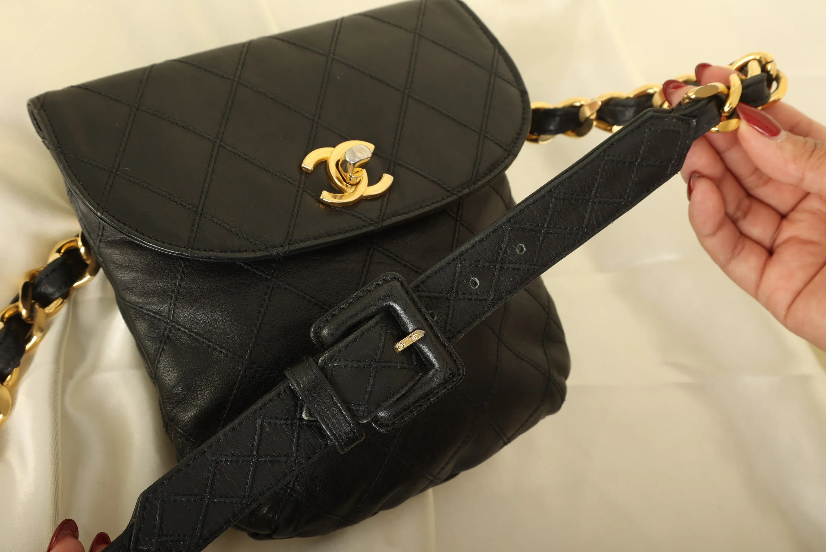 Chanel Lambskin Waist Bag