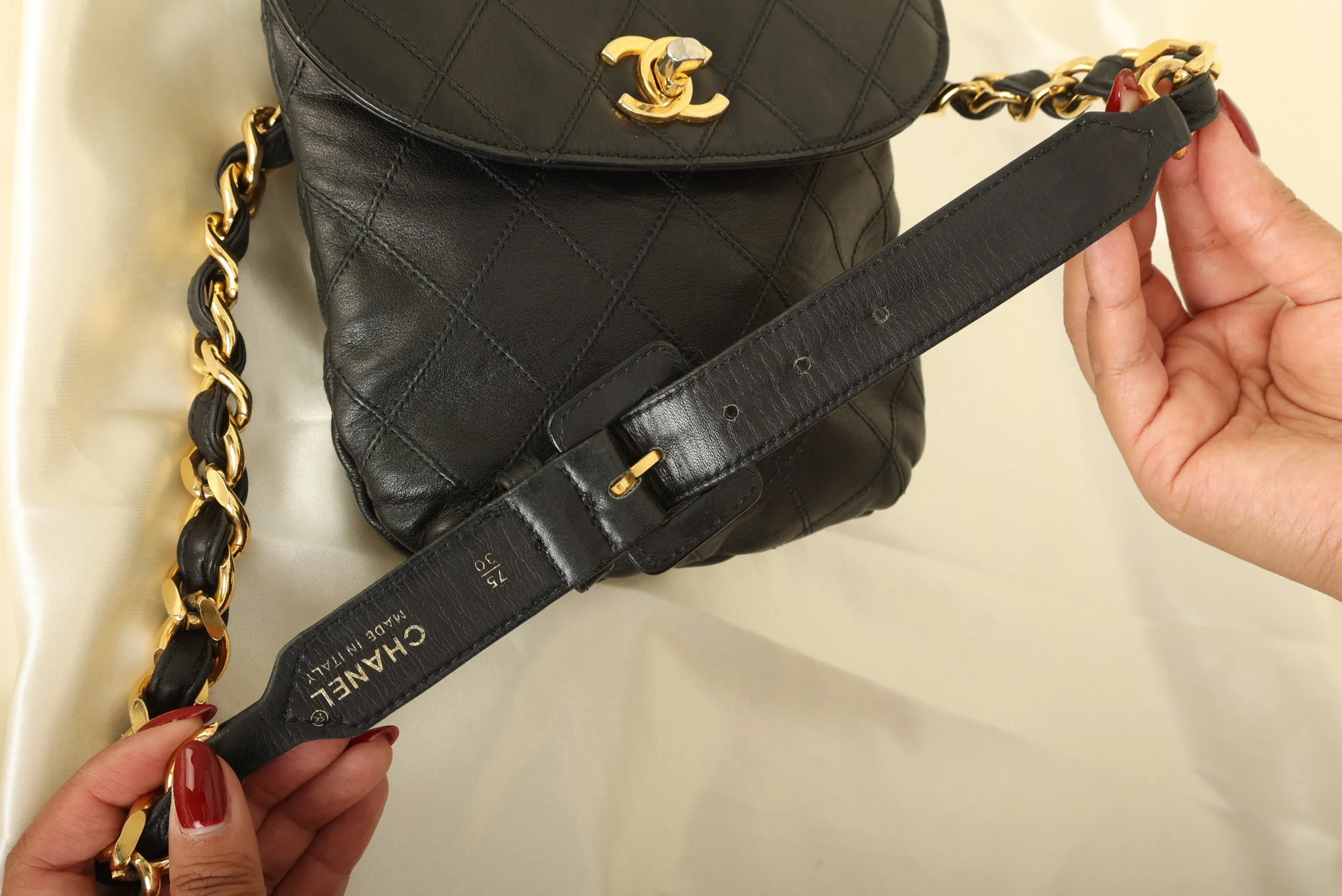 Chanel Lambskin Waist Bag
