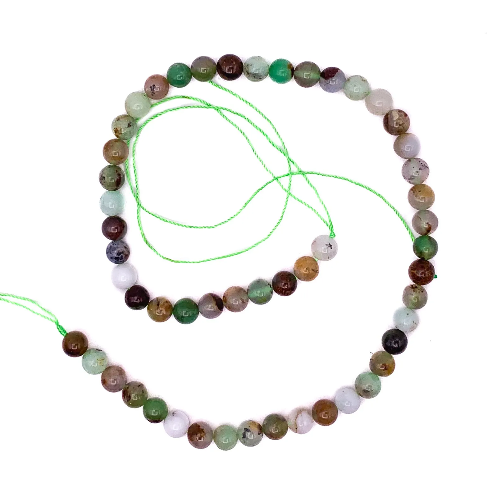 Chrysoprase 8mm Smooth Rounds Bead Strand