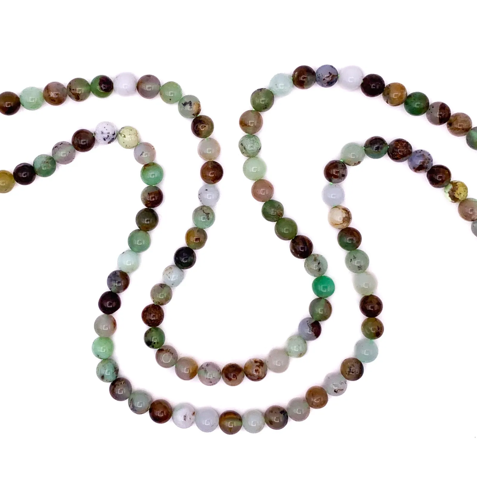 Chrysoprase 8mm Smooth Rounds Bead Strand