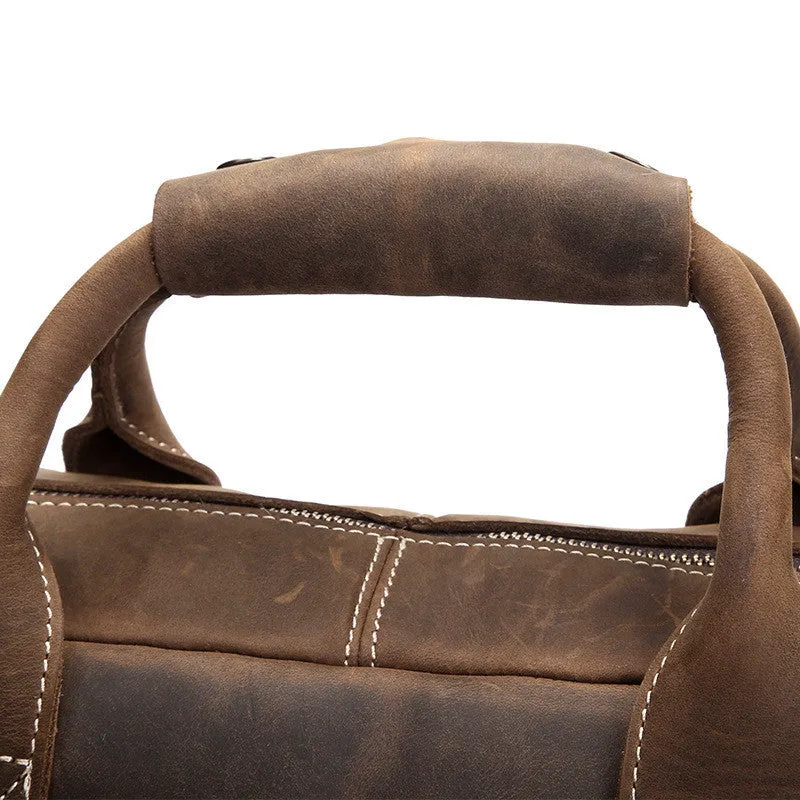 Classic Leather Briefcase Leather Laptop Bag