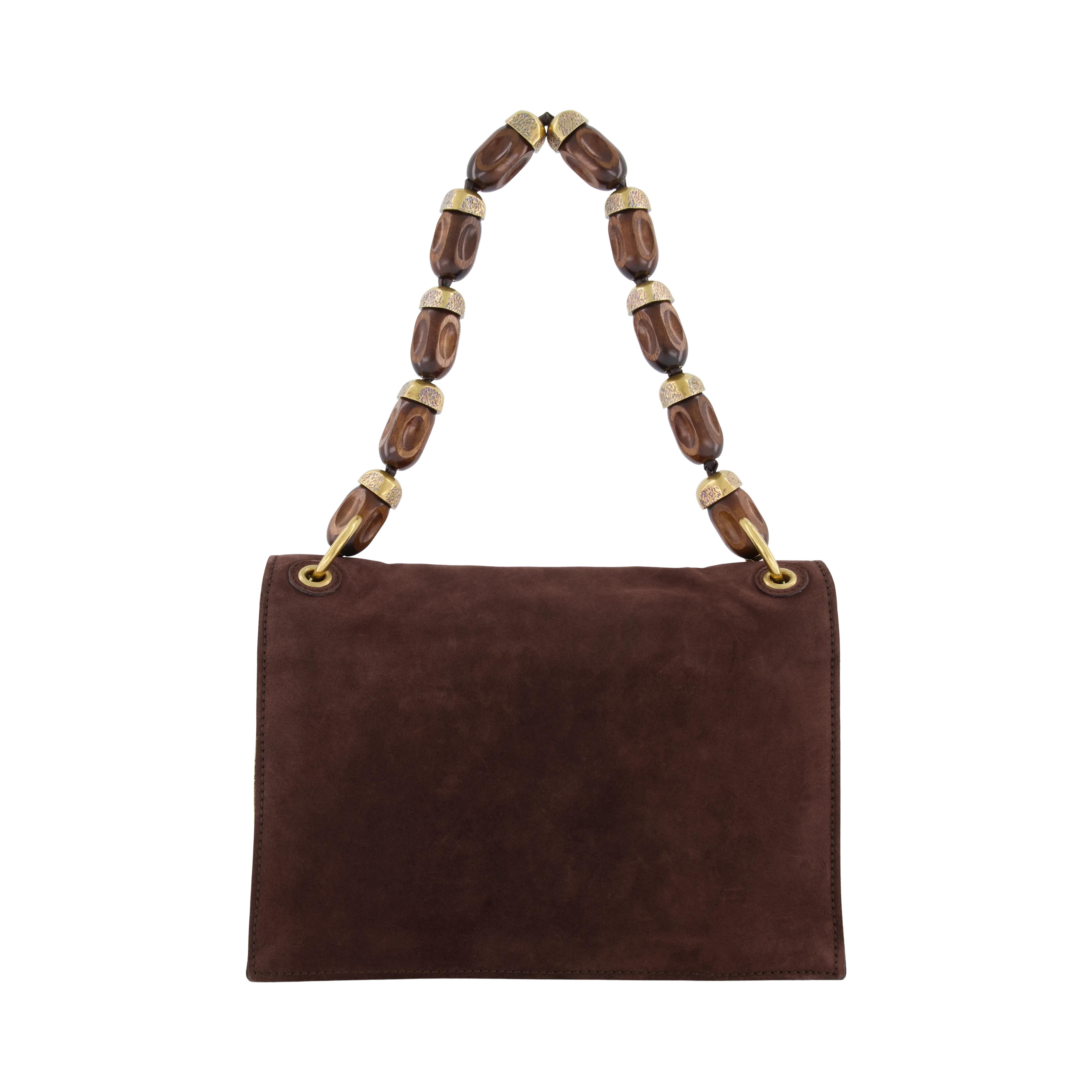 Cocoa suede bag
