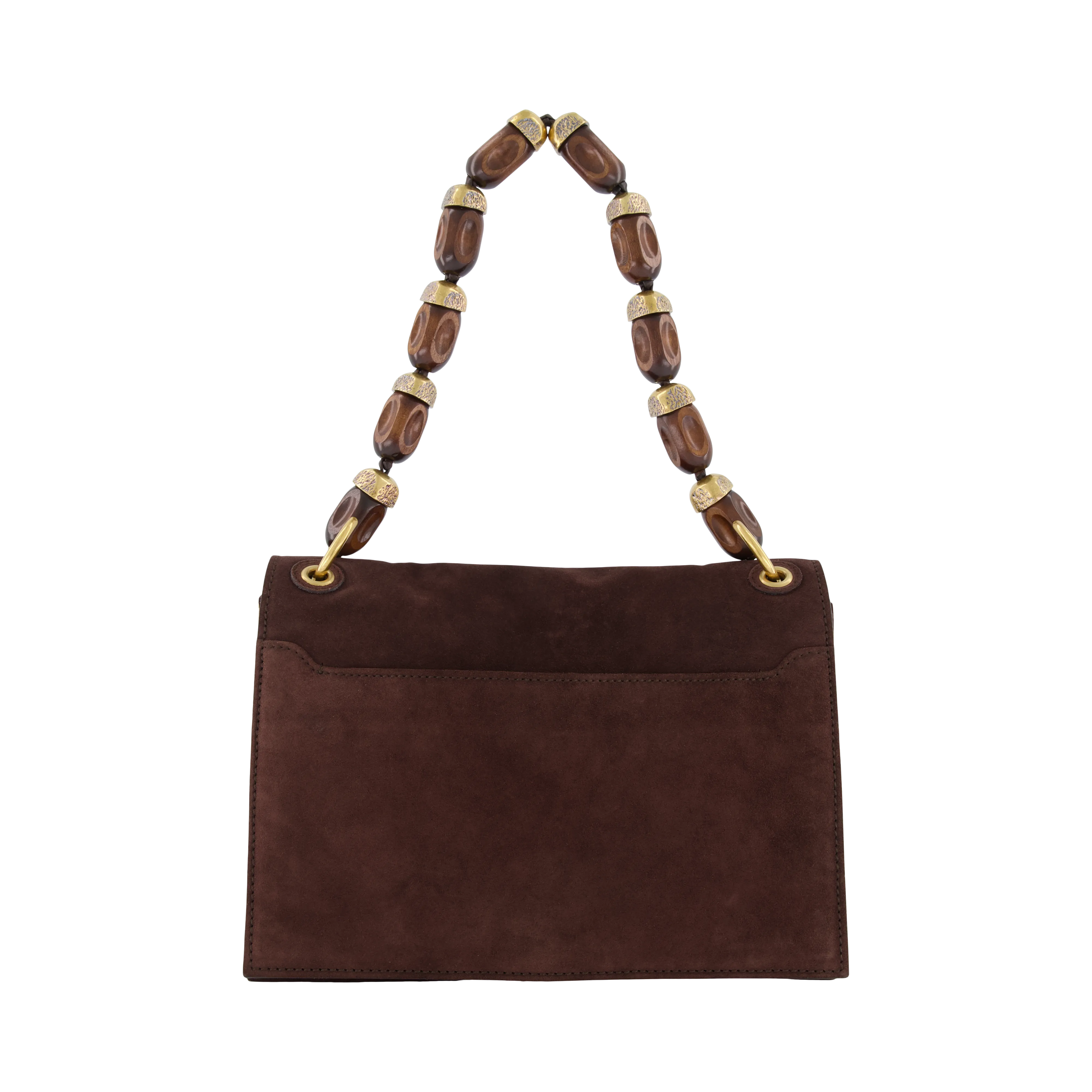 Cocoa suede bag