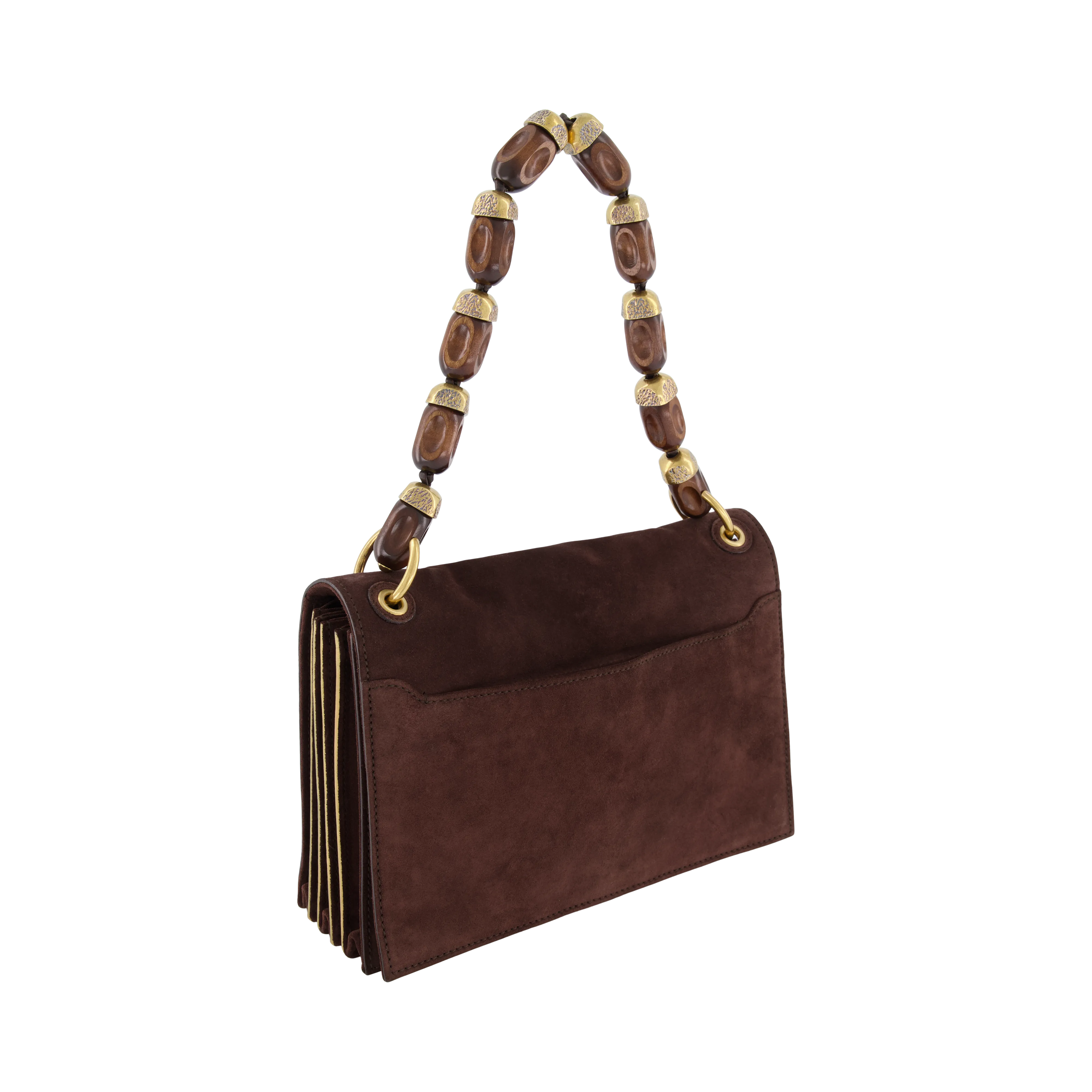 Cocoa suede bag