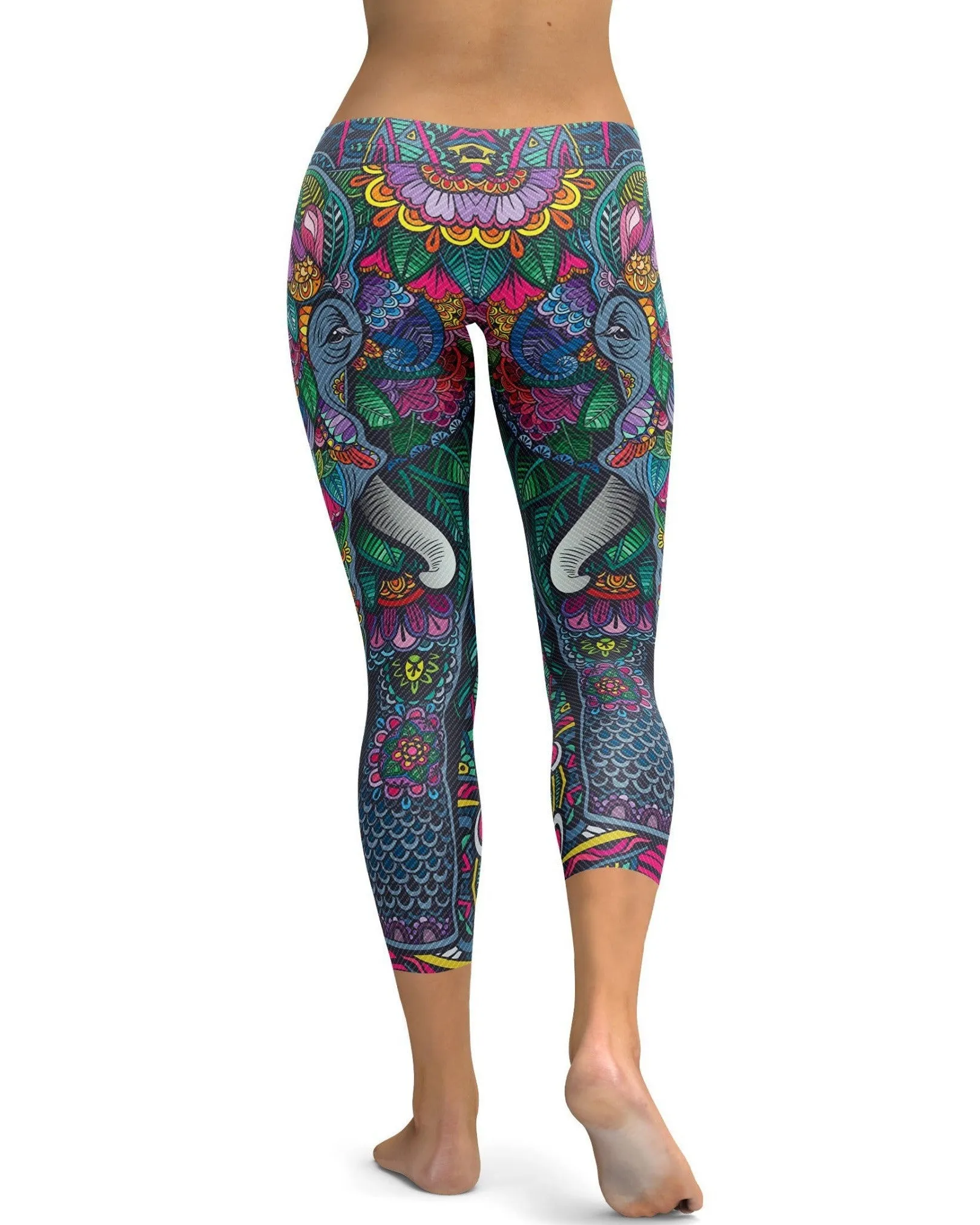 Colorful Elephant Capris