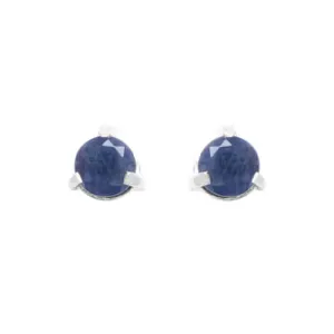 Comino Blue Sapphire Stud Earrings