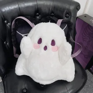 Cute Ghost Cartoon Backpack – Halloween Personality Doll Design