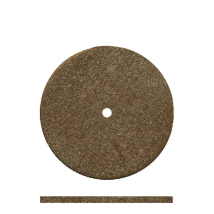 Dedeco® Classic Rubber Brown Sq. Edge Wheels 7/8" - Interproximal