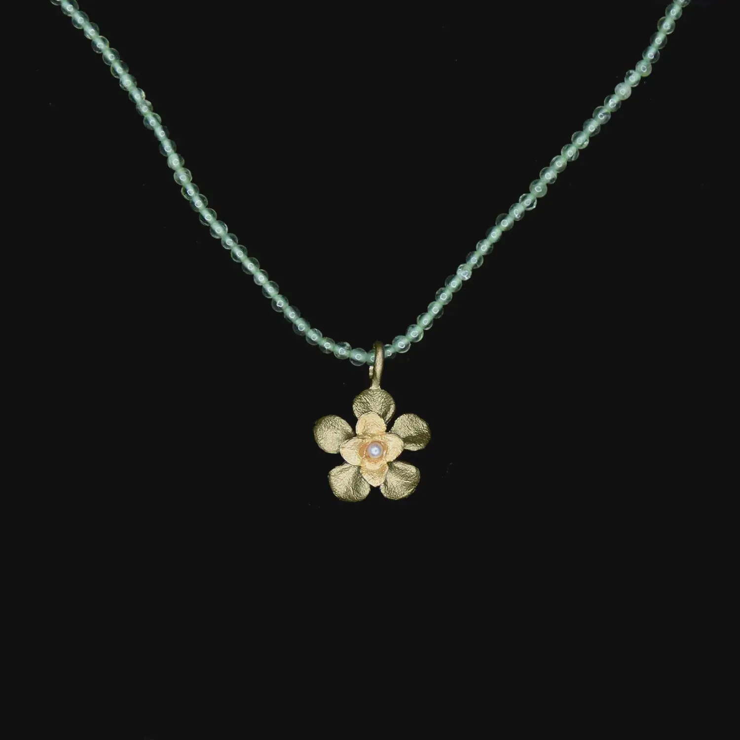 Desert Flower Peridot Pendant