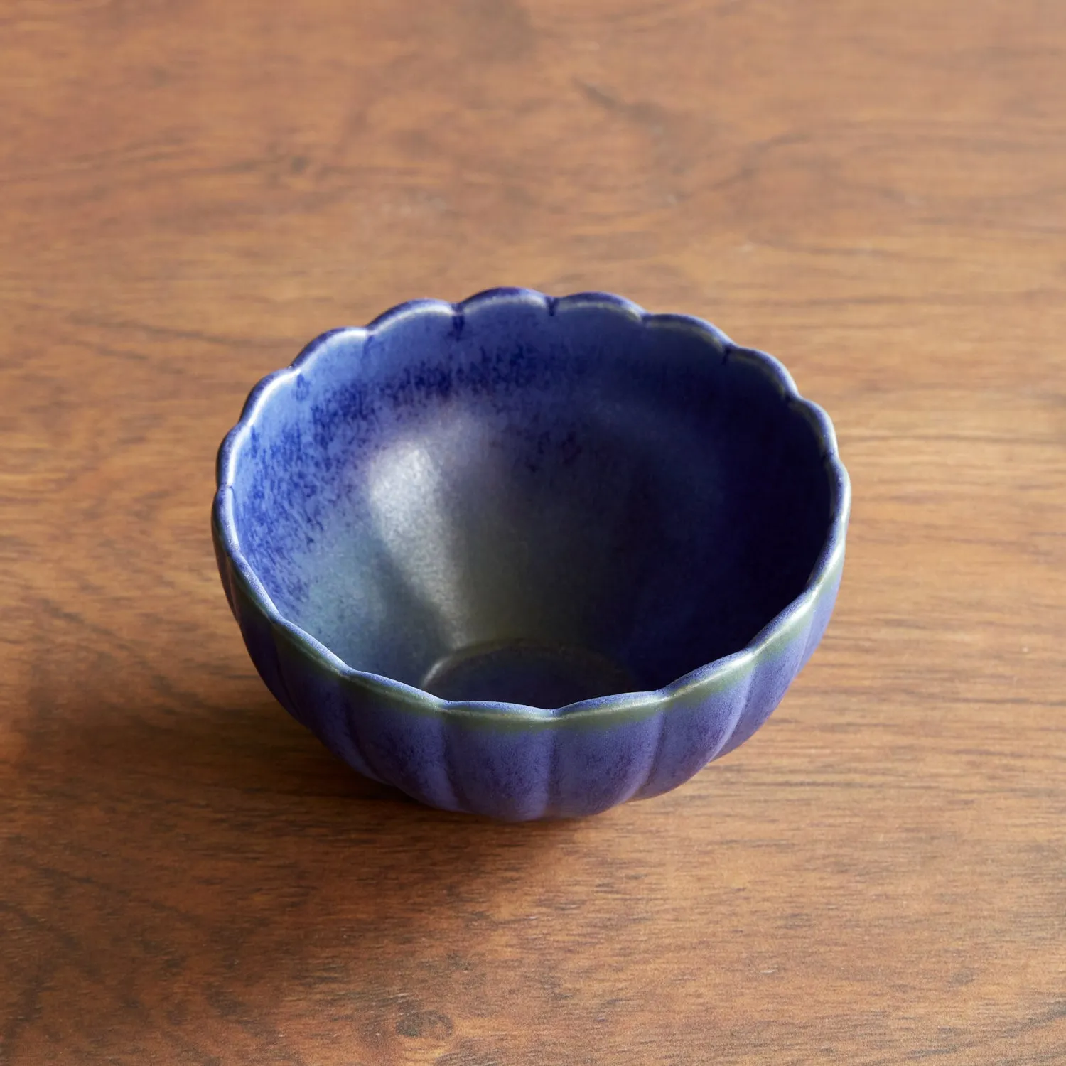 Dhalia Stoneware Bowl, Set of 4 (Blue) - Preorder