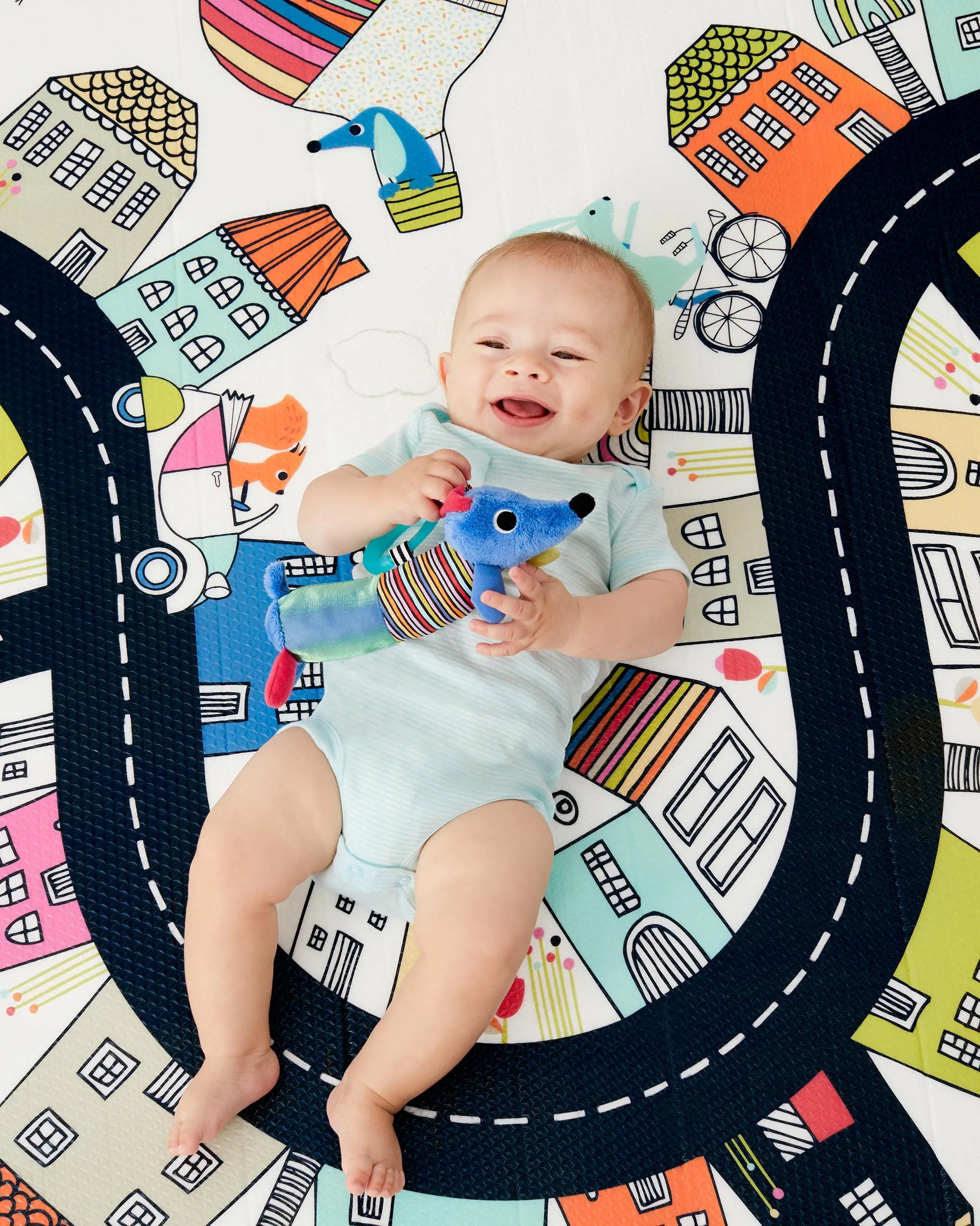Doubleplay Reversible Playmat - Vibrant Village