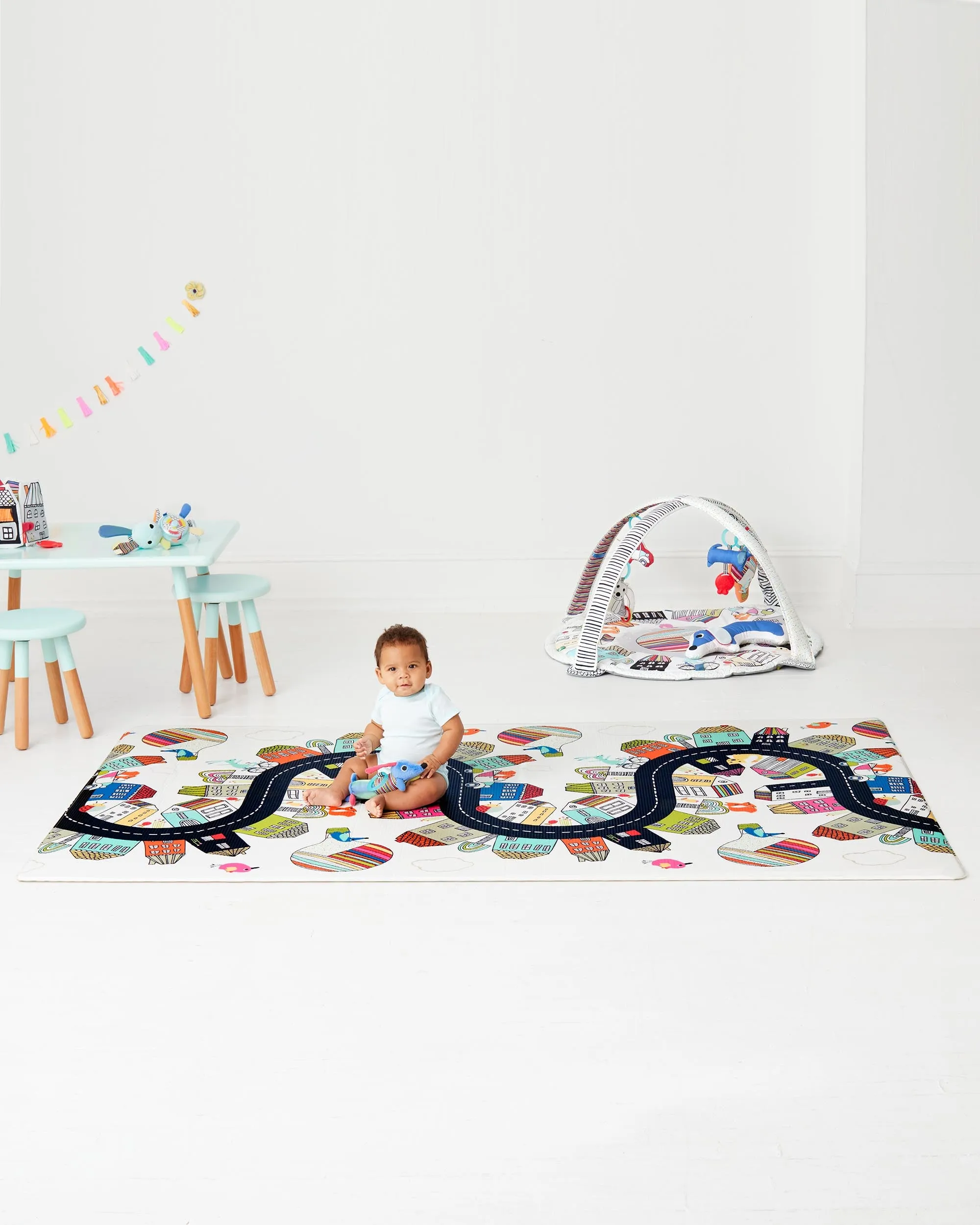 Doubleplay Reversible Playmat - Vibrant Village