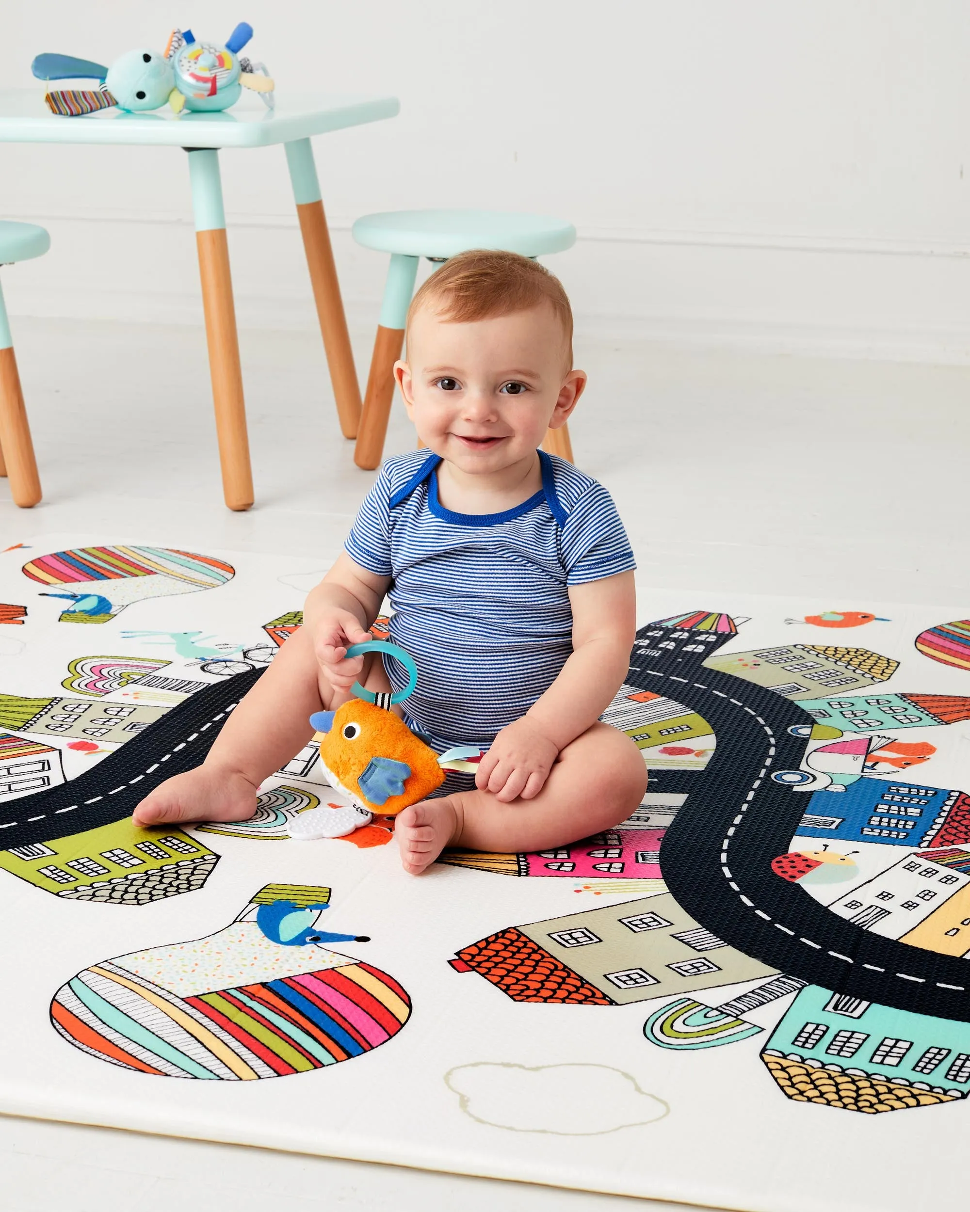 Doubleplay Reversible Playmat - Vibrant Village