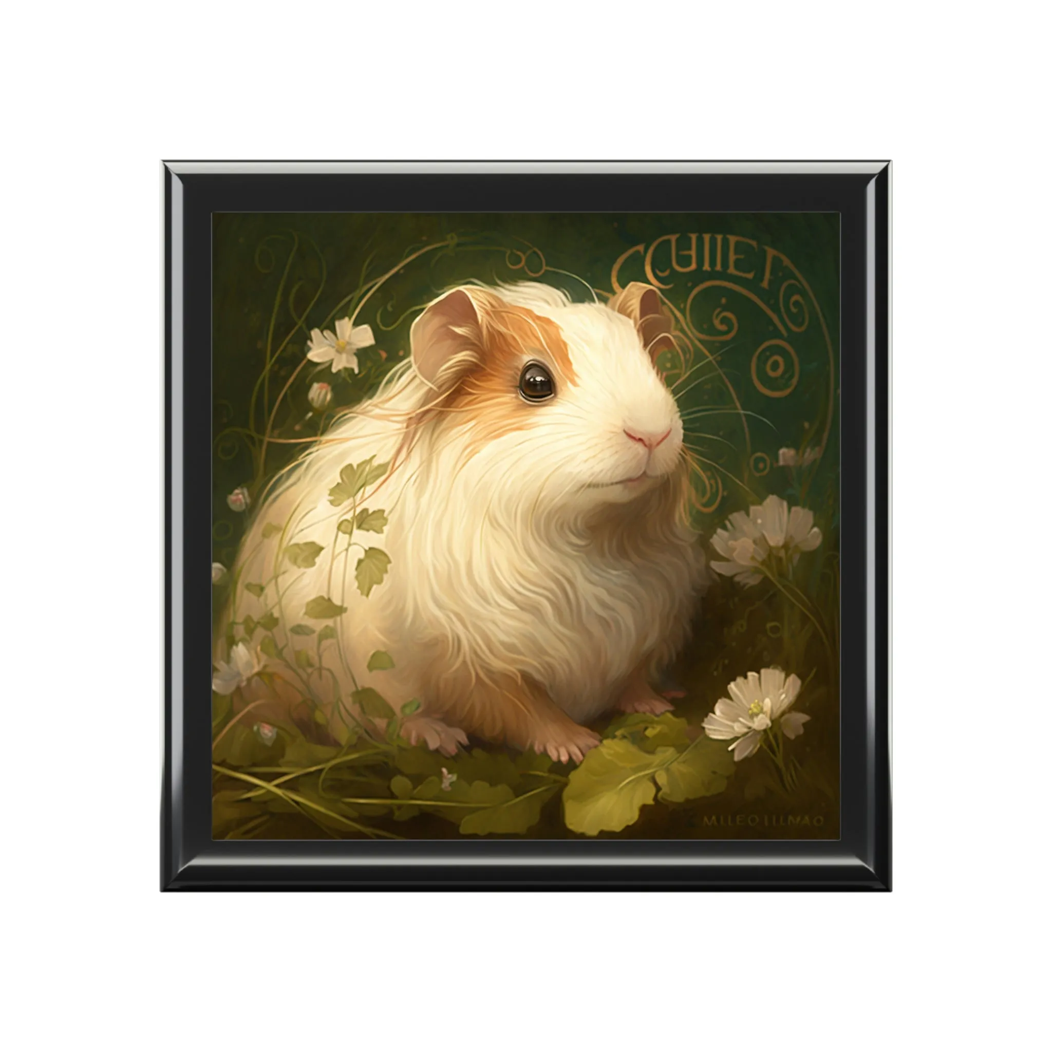 Emerald Guinea Pig Jewelry Box