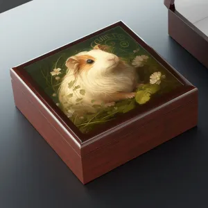 Emerald Guinea Pig Jewelry Box