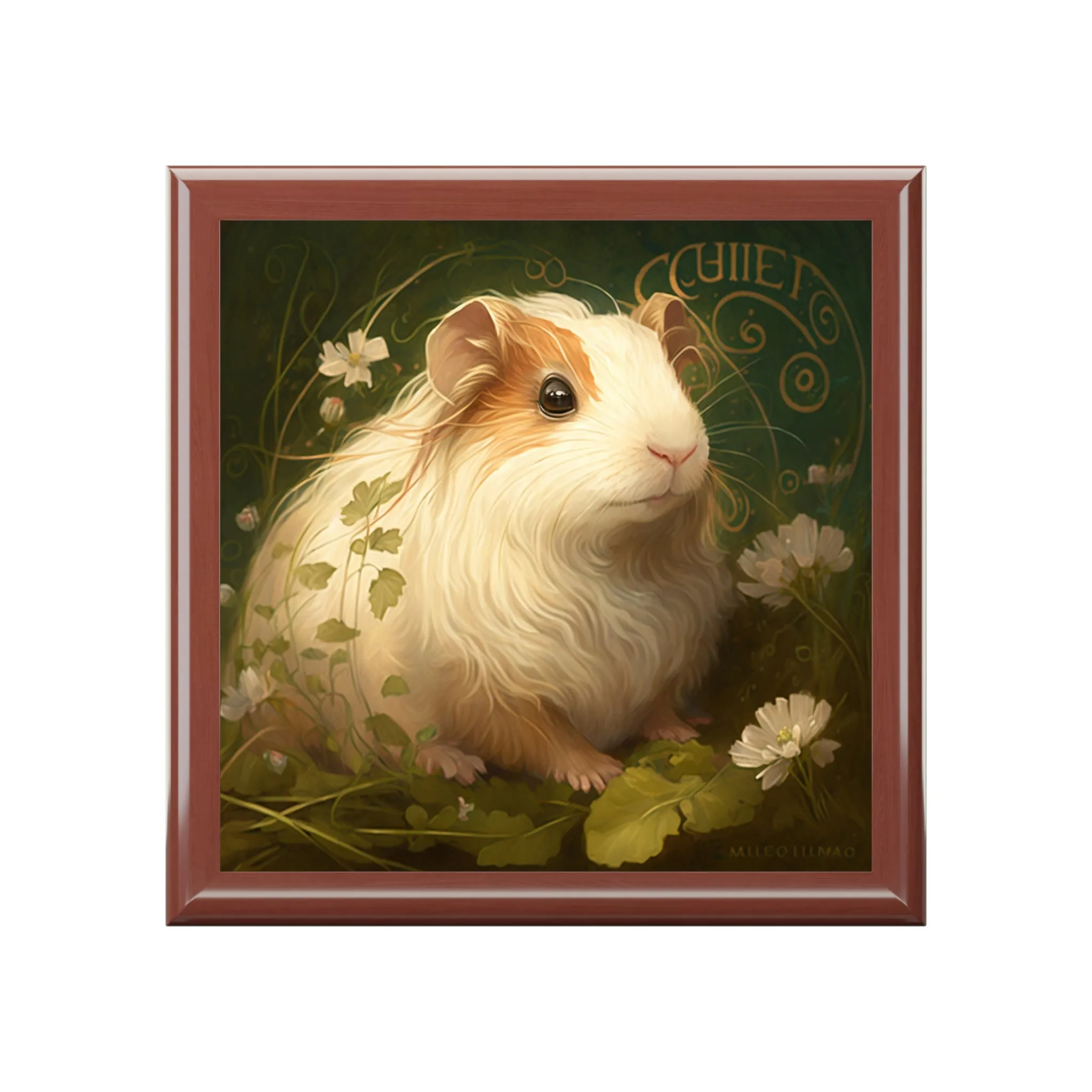 Emerald Guinea Pig Jewelry Box