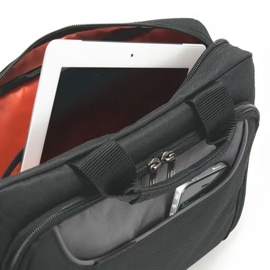 Everki Advance Laptop Briefcase, Fits up to 11.6", Built-in Trolley Handle Pass-through Strap & Two-way Adjustable Shoulder Strap