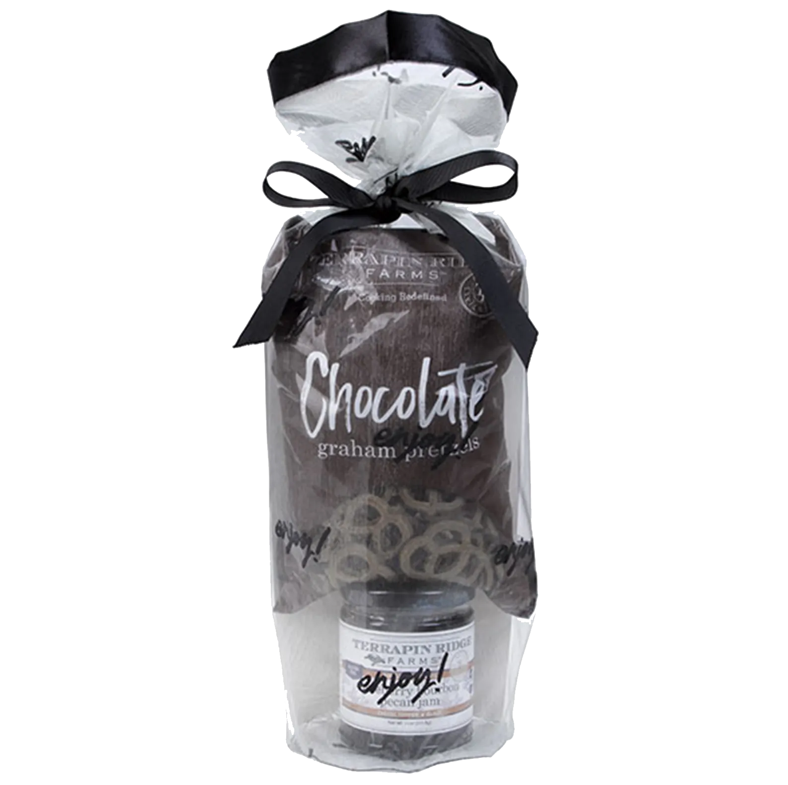 Everyday Grab and Go Giftset with Blueberry Bourbon Pecan Jam and Chocolate Pretzels
