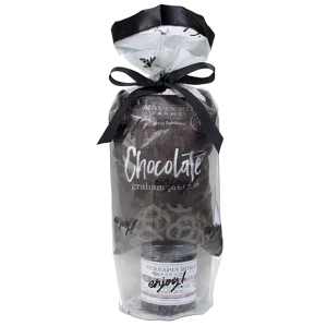 Everyday Grab and Go Giftset with Blueberry Bourbon Pecan Jam and Chocolate Pretzels