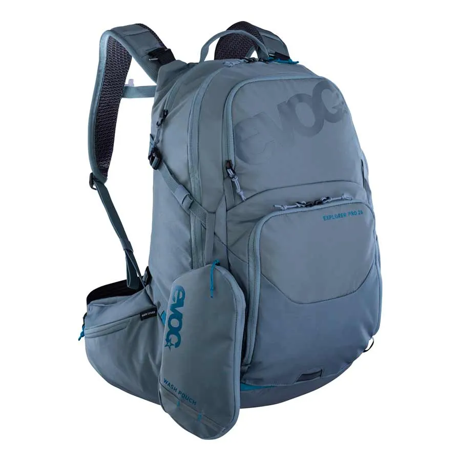 EVOC Explorer Pro Hydration Bag w/o Bladder Versatile Touring Backpack for Shorter Torso Lengths