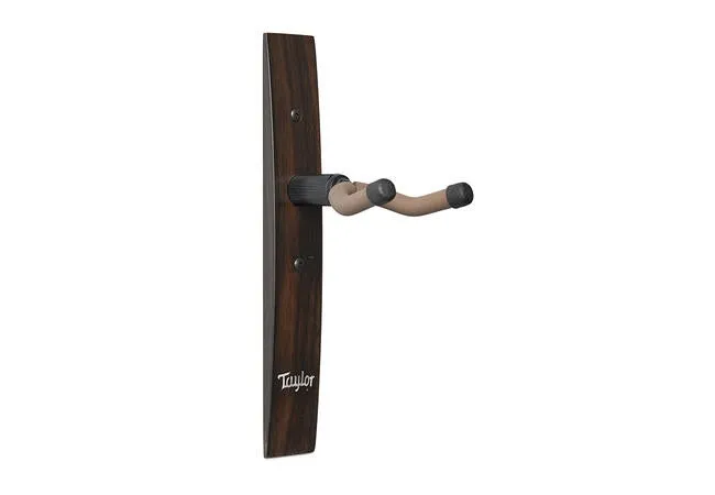 Exotic Wood Guitar Hanger - Ebony - Taylor Logo - Italian Acrylic