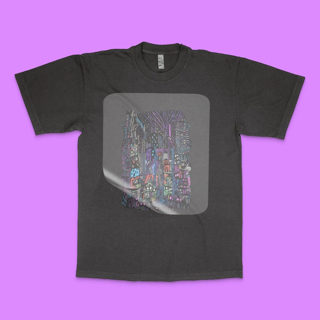 Fantasy-Inspired Vibrant Nighttime Urban