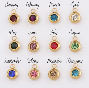 Farrah B Birthstone Charm January