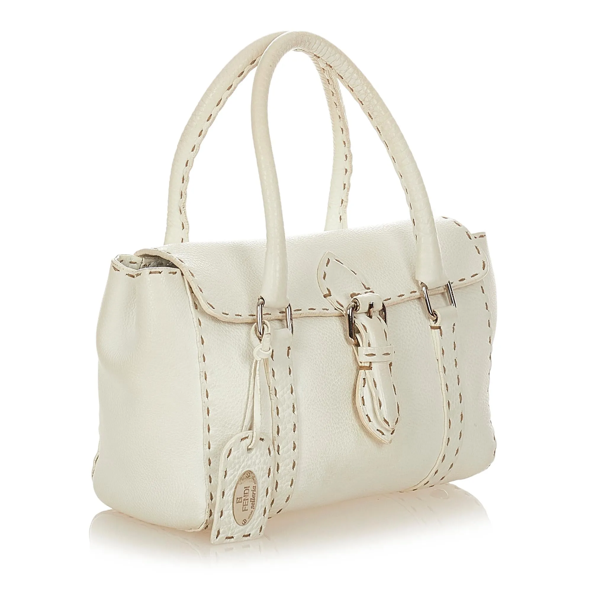 Fendi Mini Selleria Linda Leather Handbag (SHG-26508)