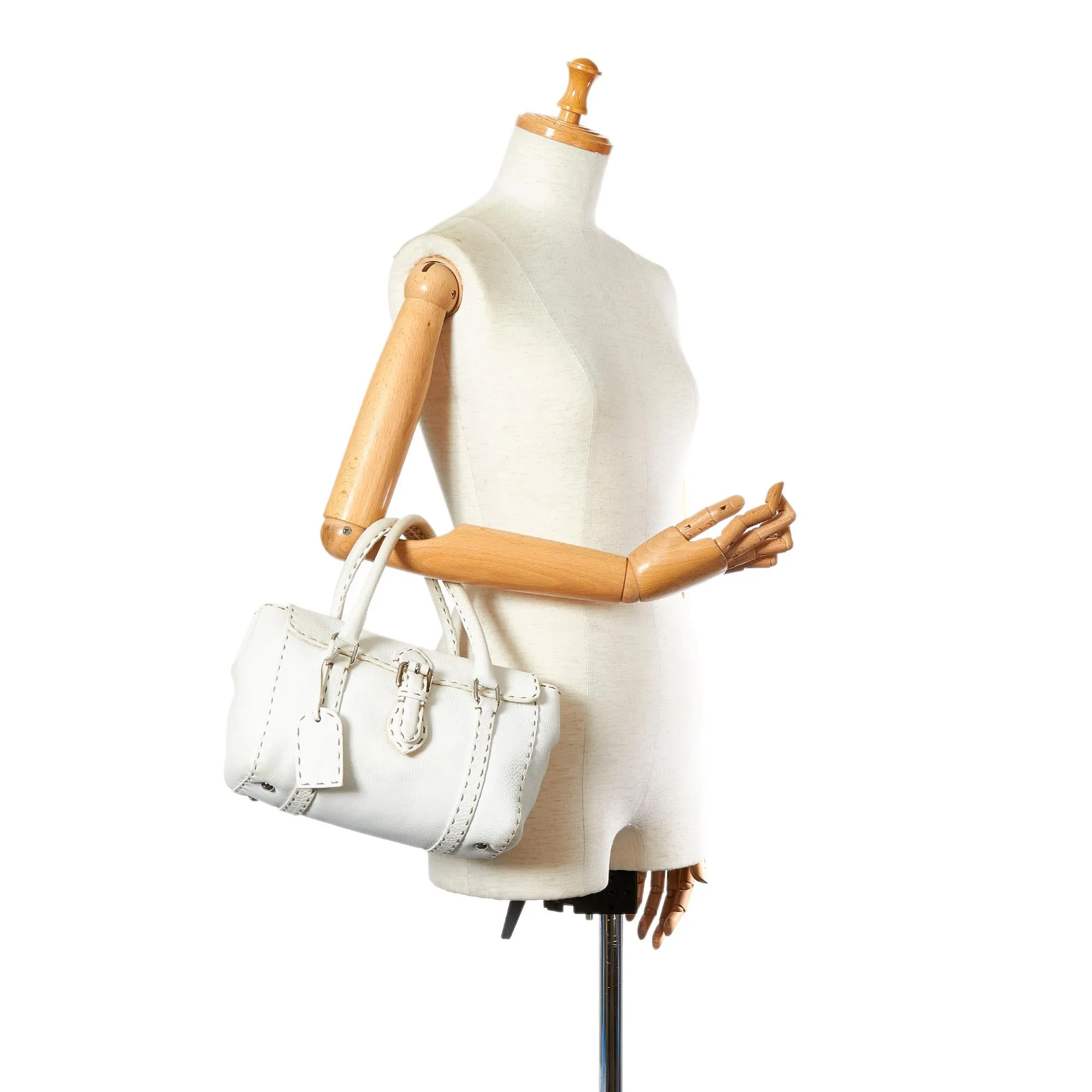 Fendi Mini Selleria Linda Leather Handbag (SHG-26508)