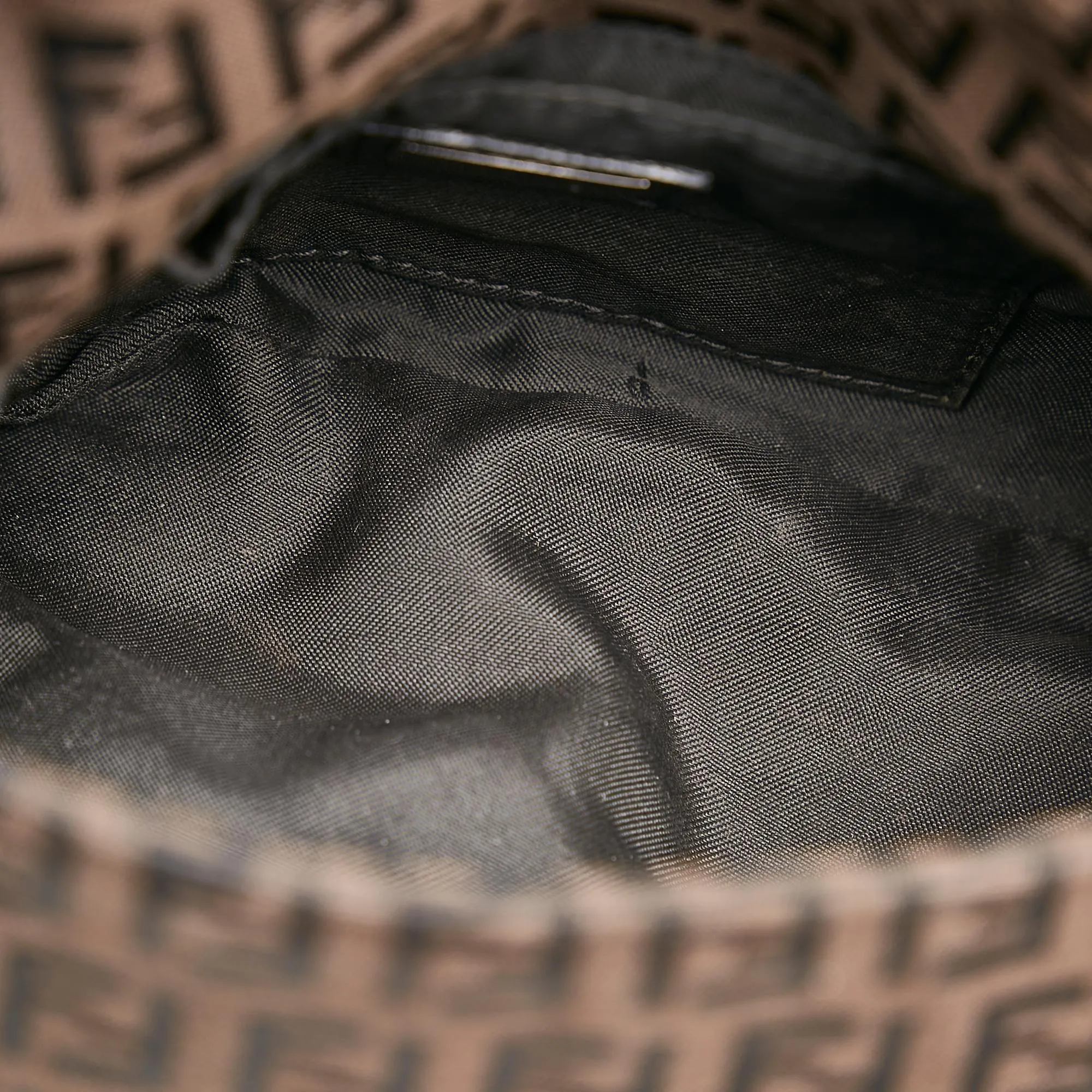 Fendi Mini Zucchino Canvas Mamma Baguette (SHG-28605)