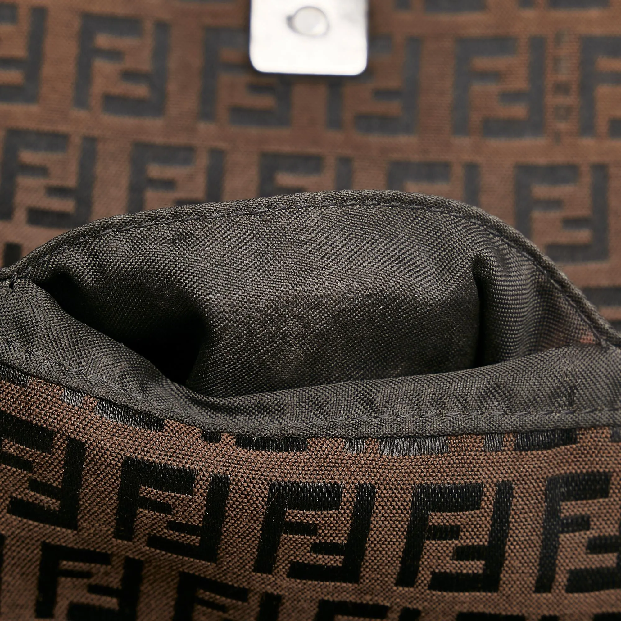 Fendi Mini Zucchino Canvas Mamma Baguette (SHG-28605)