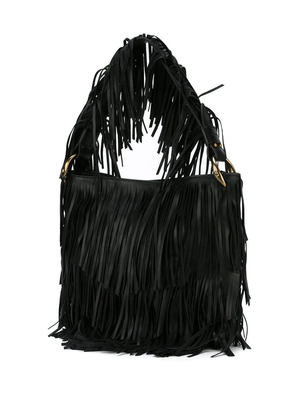 Fringes nappa handbag