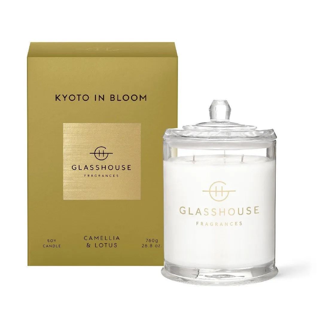 Glasshouse Fragrance - 760g Candle - Kyoto In Bloom