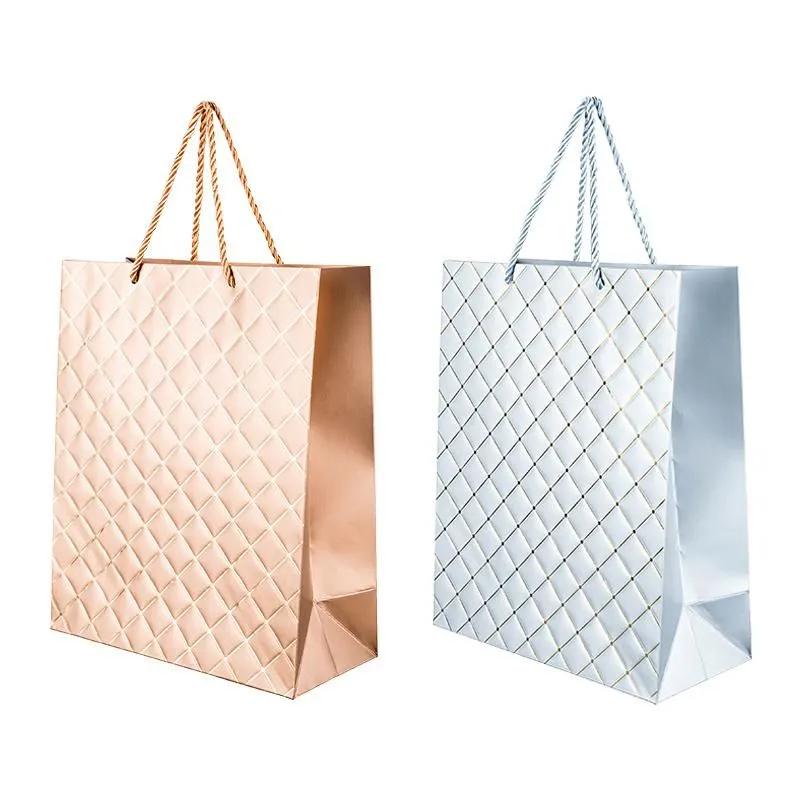 Gold Diamond Jumbo Gift Bag - 42cm x 31cm x 12cm