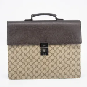 Gucci GG Canvas Coated Supreme Breifcase Bag #2234