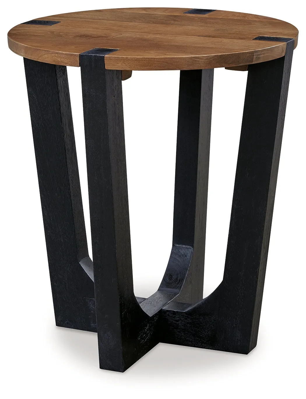 Hanneforth Coffee Table with 1 End Table in Brown/Black