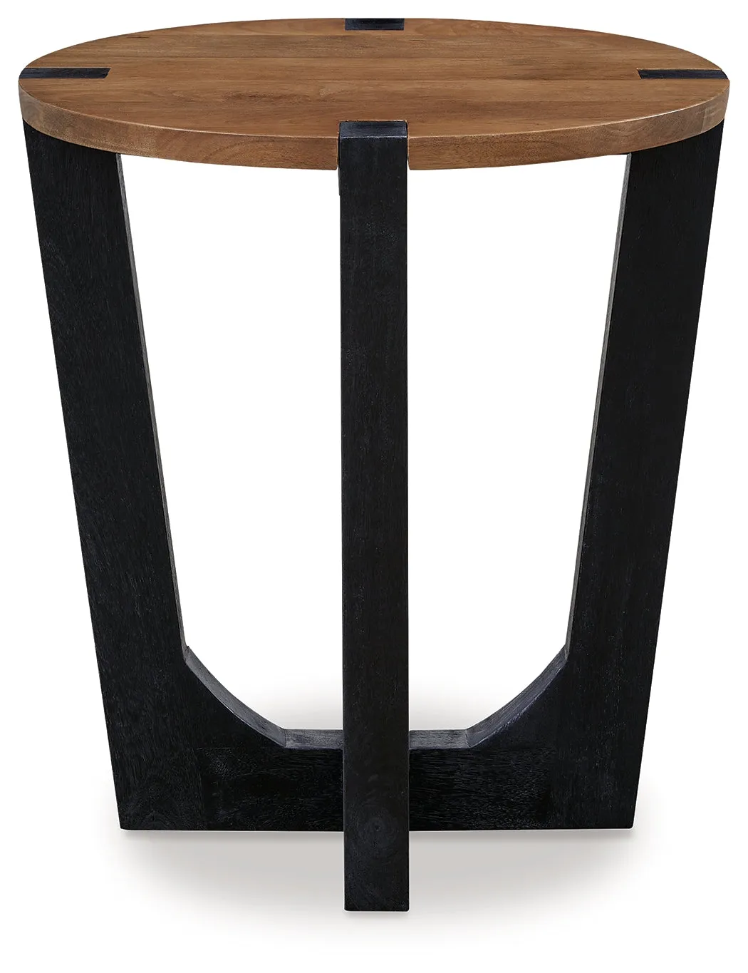 Hanneforth Coffee Table with 1 End Table in Brown/Black