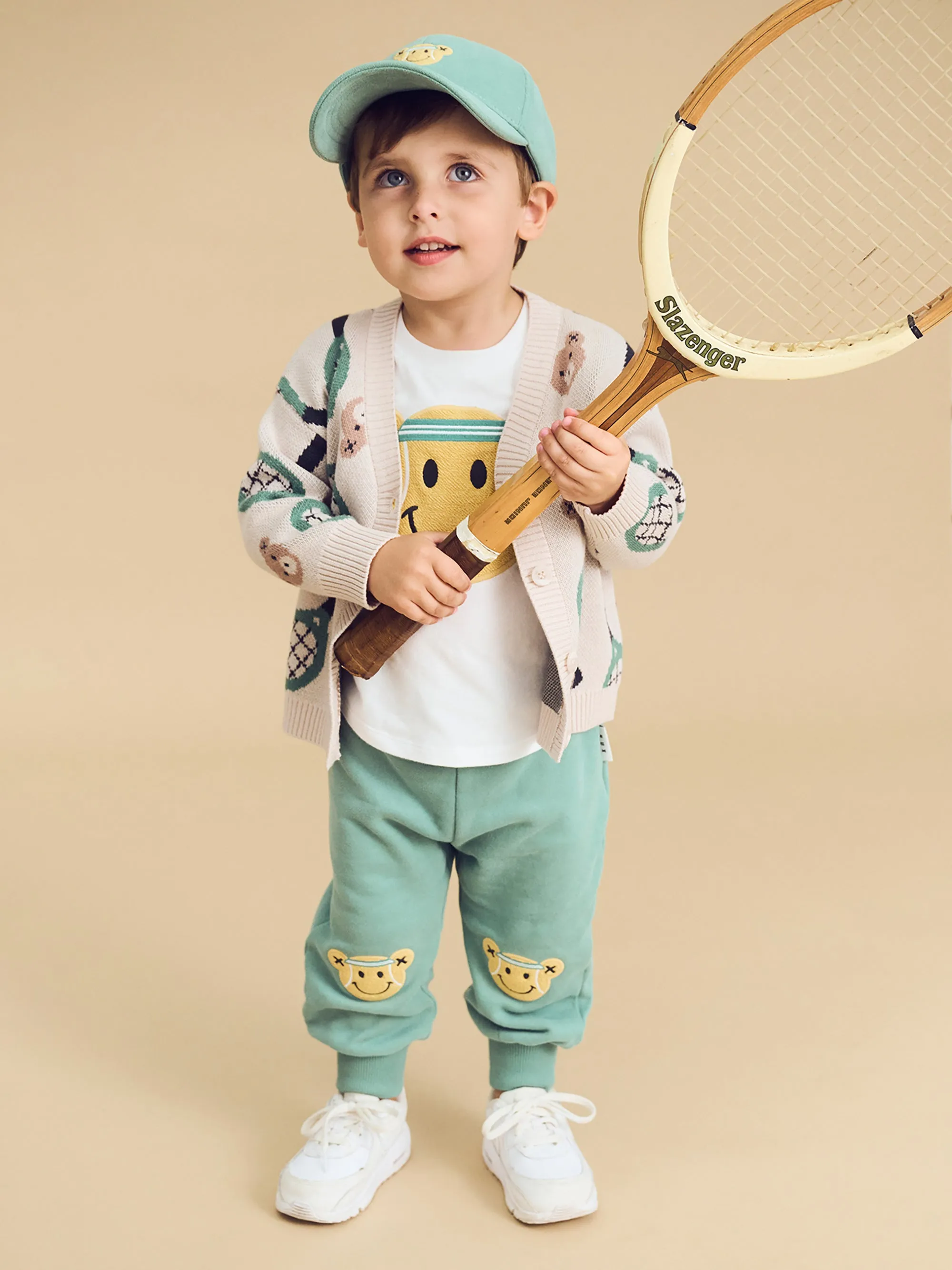 Huxbaby Tennis Boxy Cardi