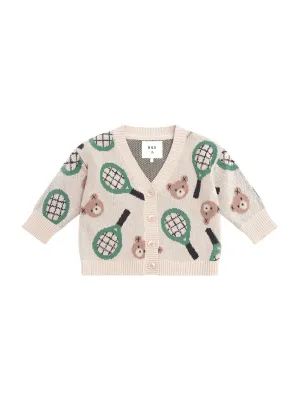 Huxbaby Tennis Boxy Cardi
