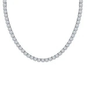 ICECUBE 5 MM 925 SILVER SQUARE TENNIS CHAIN | BMW9213571