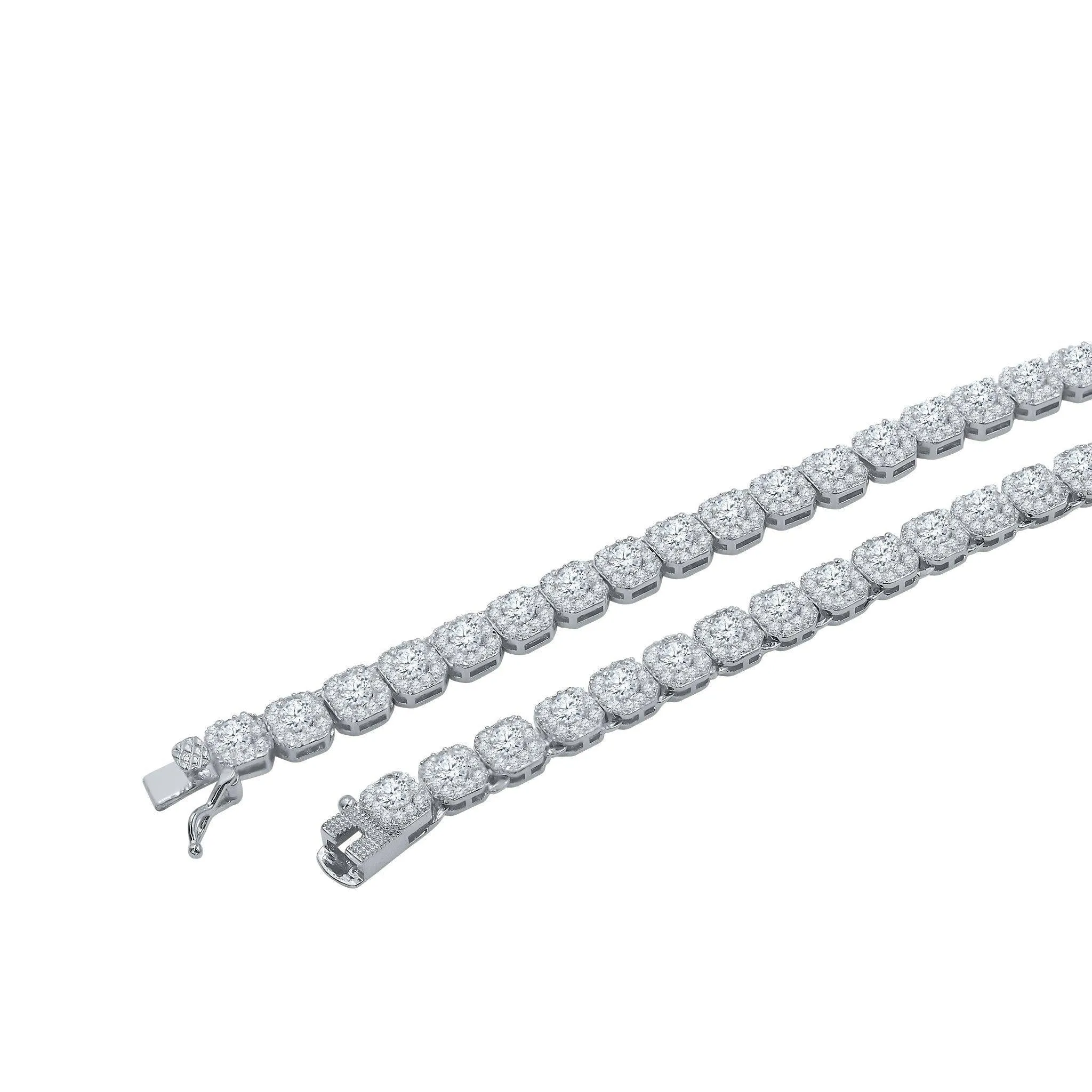 ICECUBE 5 MM 925 SILVER SQUARE TENNIS CHAIN | BMW9213571
