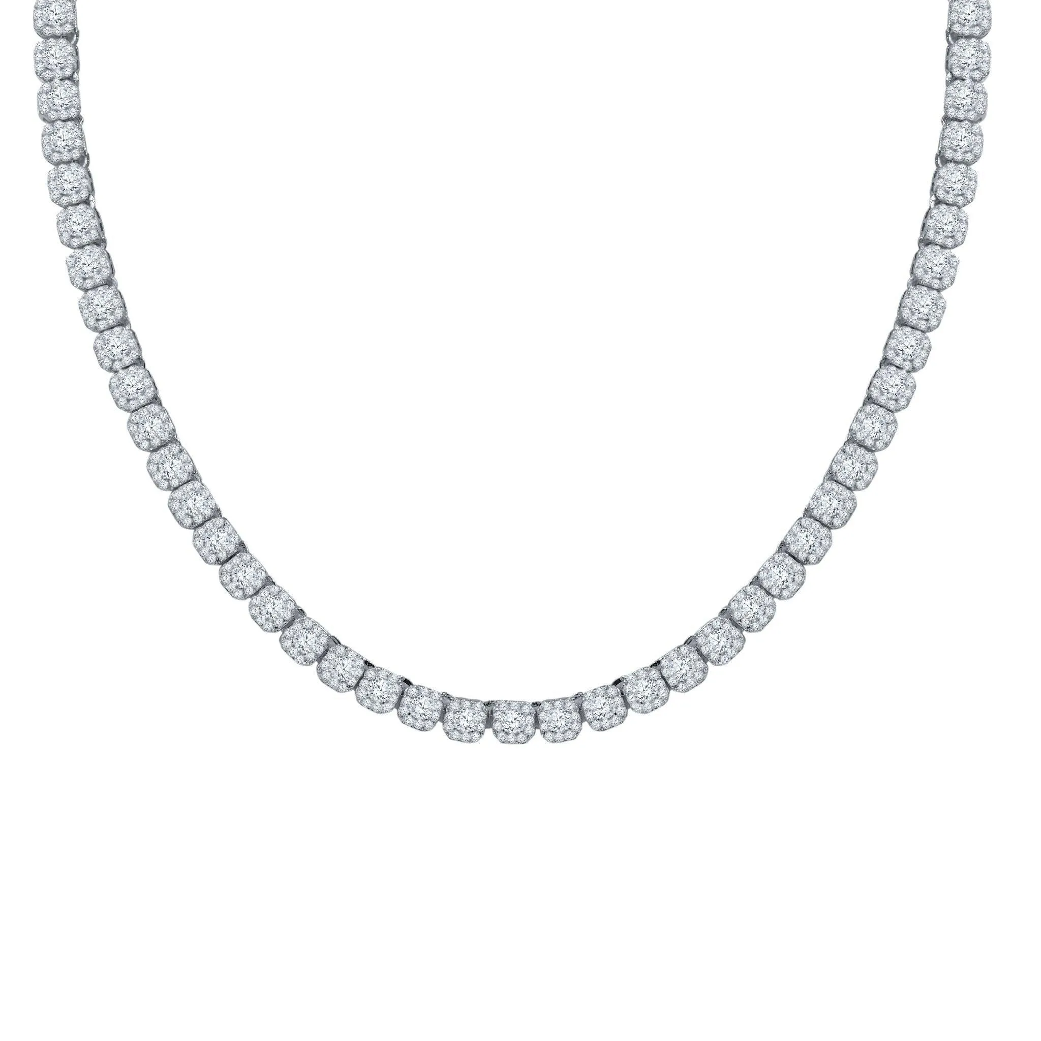 ICECUBE 5 MM 925 SILVER SQUARE TENNIS CHAIN | BMW9213571