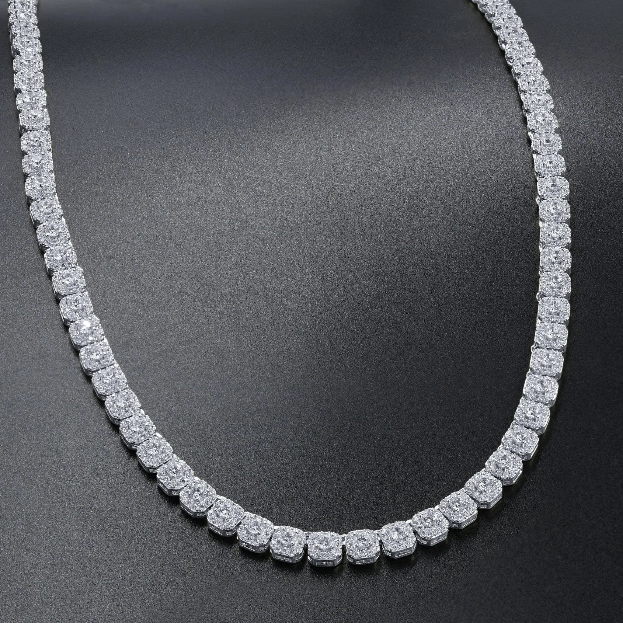 ICECUBE 5 MM 925 SILVER SQUARE TENNIS CHAIN | BMW9213571