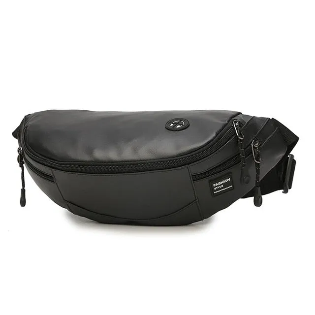 inrnn Fashion Men Waist Bag Outdoor Sports Chest Bag for Teenager