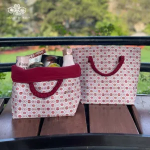 Kilim Roll down Bag/Basket