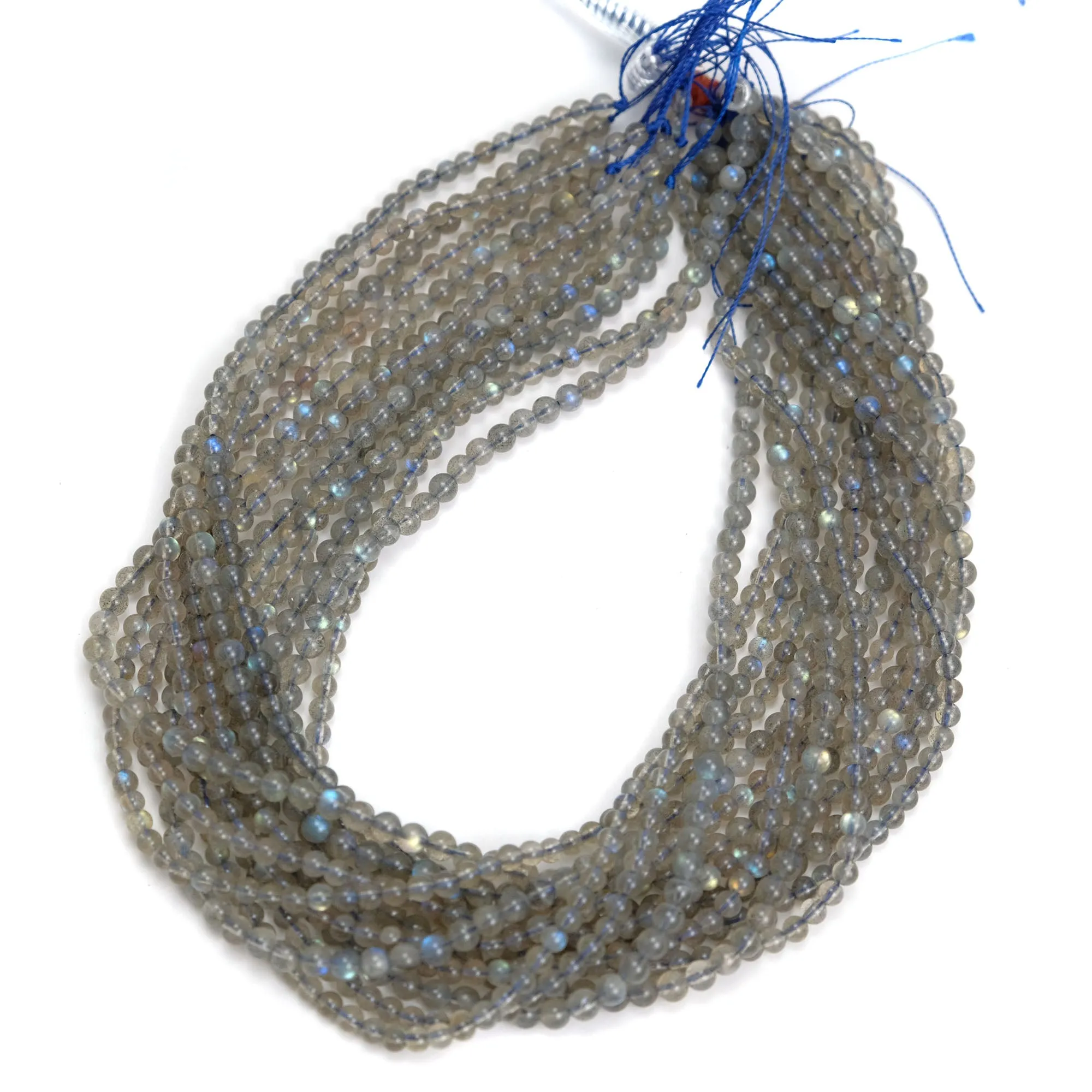 Labradorite  4mm Smooth Rounds