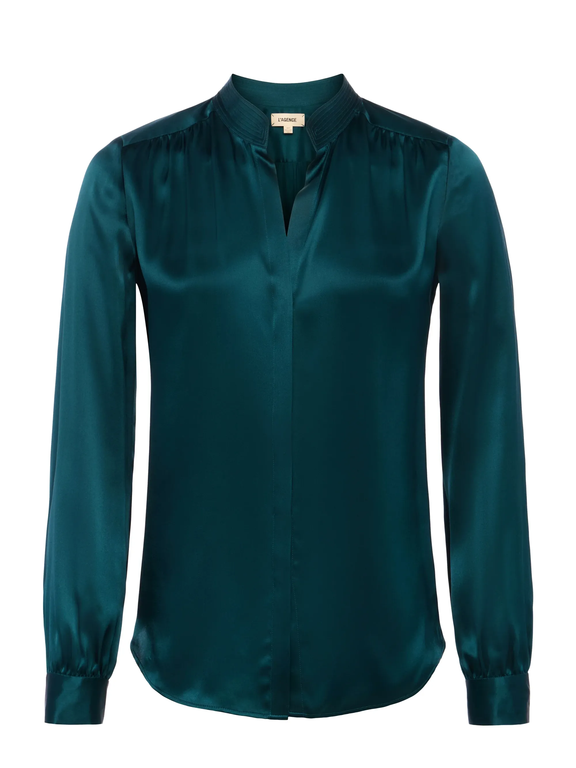 L'AGENCE Bianca Silk Blouse